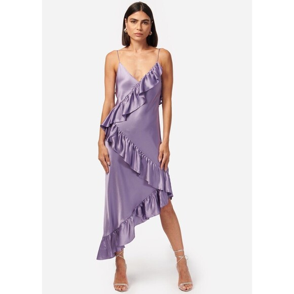 CAMI NYC SILK DUA DRESS DAWN purple size small - Picture 1 of 11